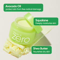 BANILA CO Butter Balm formula emulsify-on-water demonstration for gentle cleansing