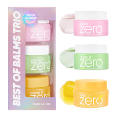 BANILA CO Clean It Zero Original balm jar showing the sherbet texture melting makeup for clean skin