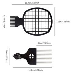 Banisyu curl sponge glove closeup shows flexible surface for comfortable curl shaping.