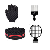 Banisyu Magic Curl Sponge Set package displays all tools for versatile curl styling.