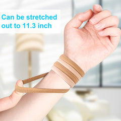 BAOLI 100pcs elastic hair ties pack keeps styling options on hand