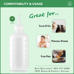 Bar5F applicator bottle measuring scale aids accurate portion control