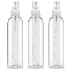 Bar5F clear bottle 8-5oz shows crystal clarity for precise styling and skincare
