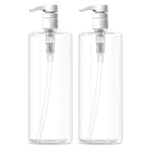 Bar5F 2-pack pump bottles shown, easy to pair for shared bathroom use