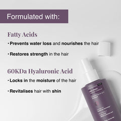 Applying Bare Anatomy leave-in conditioner for smoother, manageable hair