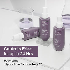 Close-up of textured hair with Bare Anatomy conditioner for hydration and shine potential