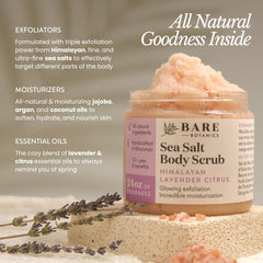 Bare Botanics wooden spoon in jar for easy, mess-free application.