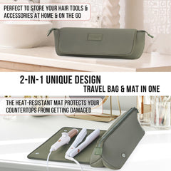 Barefoot Caribou Interior pockets detail shows two pockets and a zippered pouch for organization