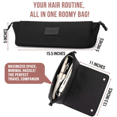 Barefoot Caribou travel bag interior pockets keep tools organized during travel.