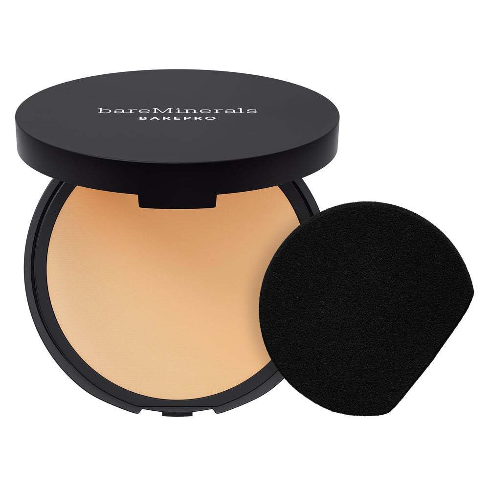 Bareminerals Barepro 24HR matte compact close-up shows long-wear matte finish.