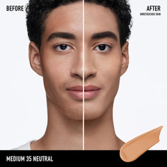 bareminerals Barepro zinc-oxide SPF20 icon emphasizes broad SPF protection.