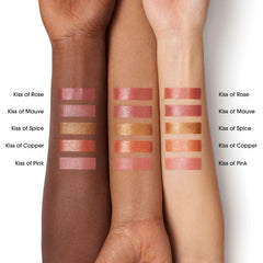 bareMinerals Complexion Rescue Liquid Blonzer Kiss of Rose dispense shot demonstrates precise, buildable color for customizable glow.
