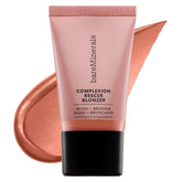 bareMinerals Complexion Rescue Liquid Blonzer Kiss of Rose packshot showcases universal rosy-bronze glow for everyday warmth.
