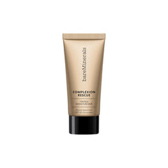 BareMinerals Complexion Rescue travel-size Buttercream 03 bottle delivers a dewy glow.