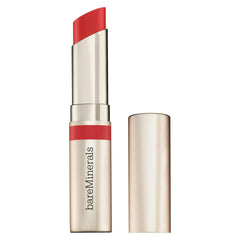 bareMinerals Dewy Lip Gloss-Balm Strength tube shows sheer color with long-lasting hydration