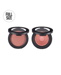 bareMinerals Gen Nude Blonzer rosy-bronze-swatch showcases silky blend and luminous finish.