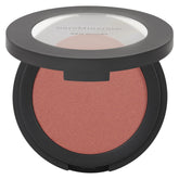 bareMinerals Gen Nude Powder Blush on the Mauve compact shows a smooth buildable color with diffused finish