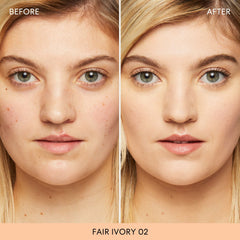 bareMinerals Original Loose Powder Foundation SPF 15 Fair Ivory 02 swatch-on-skin—color-match and natural finish