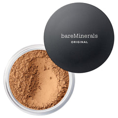 bareMinerals Original Loose Powder Foundation SPF 15 jar close-up showing a natural luminous finish.