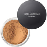 bareMinerals Original Loose Powder Foundation Warm Tan 22 swatch for natural coverage