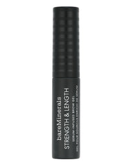 bareMinerals Strength & Length Brow Gel in Honey Chestnut and Coffee tint for natural color.