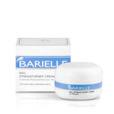 BARIELLE Nail Strengthener Cream 1oz tube demonstrates healthy nail support for stronger growth.