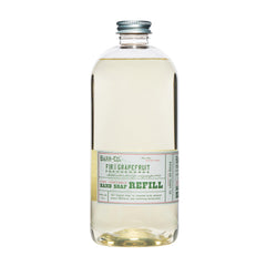BARR-CO hand soap refill front-label shows natural formula for daily cleansing with moisturizers