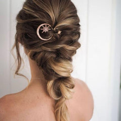 BARTOSI star moon hair pins shine with secure grip for daily wear.