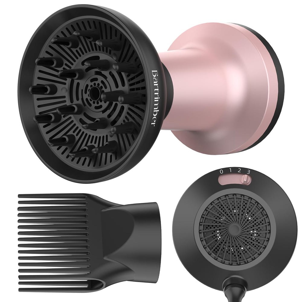 Bartrimber 2-in-1 diffuser and dryer for fast drying and defined curls.
