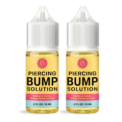 BASE LABORATORIES piercing bump removal bottle for at-home keloid care and soothing relief.
