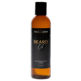 BASK & LATHER beard growth oil pour hydrates and adds shine.