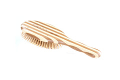 Bass Green Brush Non-Melting Pins suitable for use with heat styling and blow-drying.