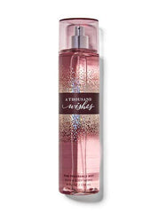 Bath & Body Works A Thousand Wishes body lotion bottle highlighting hydrating formula for smoother skin.