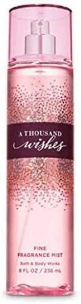 Bath and Body Works A Thousand Wishes bottle pour promotes instant refreshment