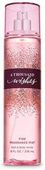 Bath and Body Works A Thousand Wishes bottle pour promotes instant refreshment