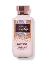 Bath & Body Works A Thousand Wishes trio display showcasing all three products for gifting or self-care.