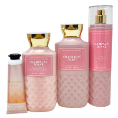 Bath & Body Works Champagne Toast gift bag packaging showcases festive scent for gifting