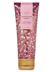 Bath & Body Works Champagne Toast gift set packaging shown as a gifting celebration