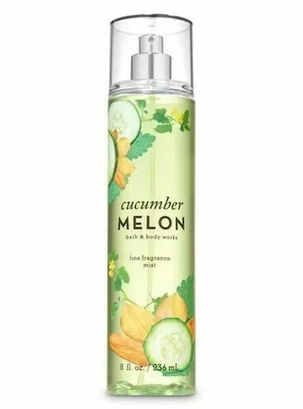 Bath & Body Works Cucumber Melon spray bottle delivers a light, refreshing fragrance for everyday wear.