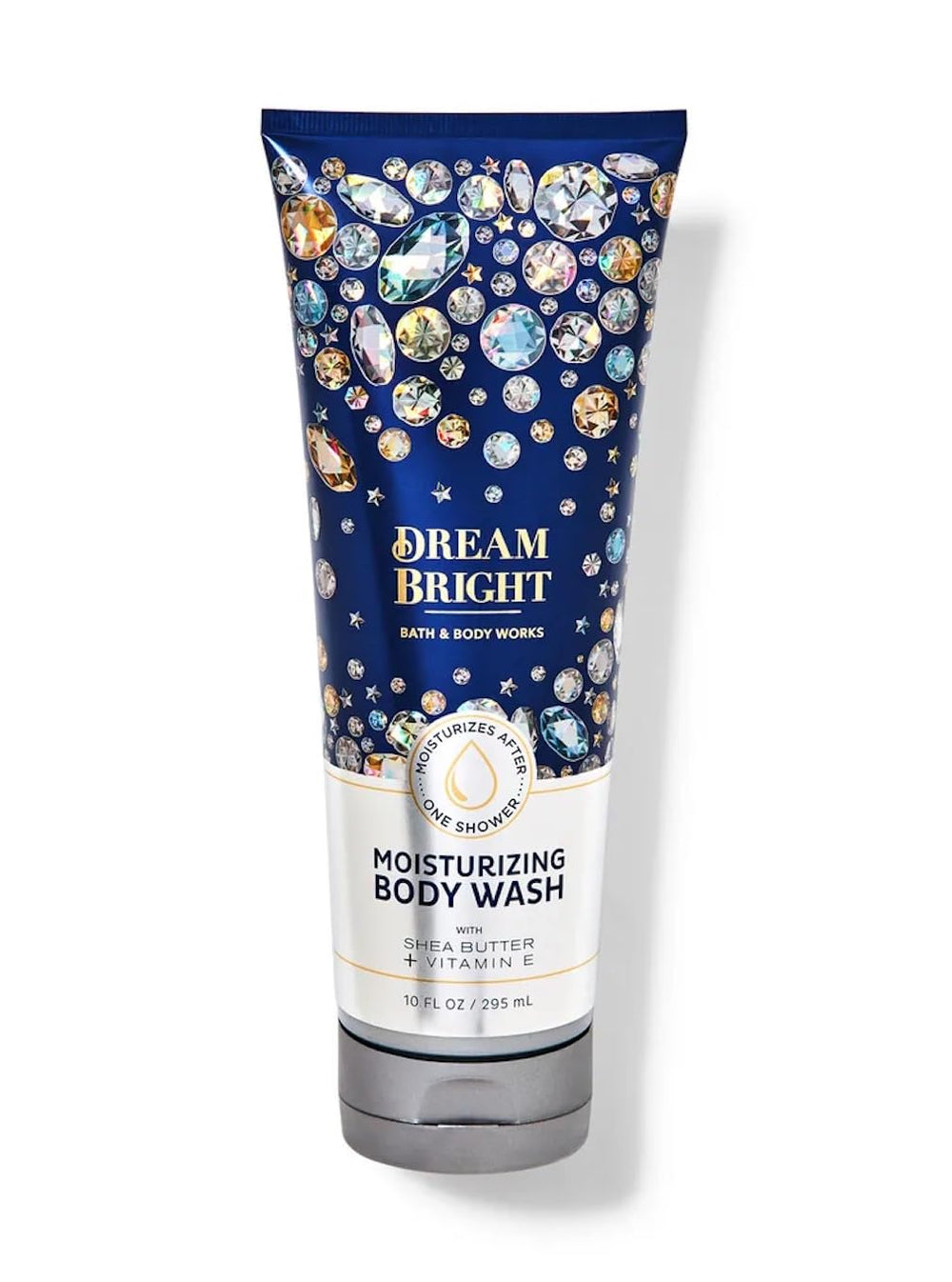 Bath & Body Works Dream Bright bottle front promoting hydrating cleanse and vibrant fragrance