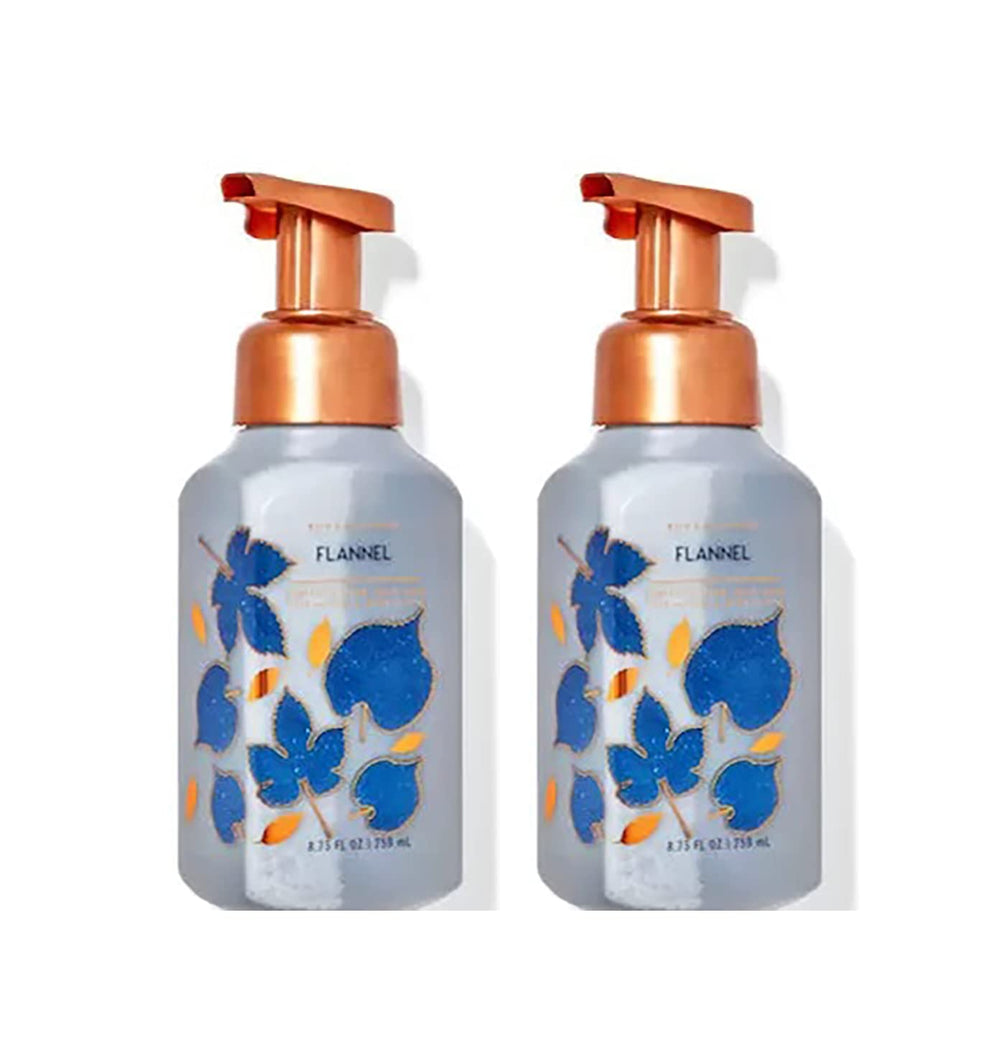 Bath & Body Works Flannel hand soap bottle with gentle cleansing for daily use.
