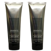 Bath & Body Works Graphite cream bottle with sage, bergamot and leather scent for daily moisture.
