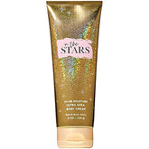 Bath & Body Works In The Stars body cream bottle highlighting long-lasting moisture.