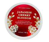 Bath & Body Works Japanese Cherry Blossom Ultra Shea Butter jar close-up for hydration.
