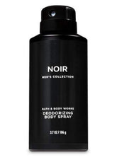 Bath & Body Works Noir deodorizing body spray bottle front for everyday grooming and subtle scent.