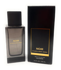 Bath and Body Works Noir bottle closeup, highlighting smoky vanilla notes for confident daytime wear.