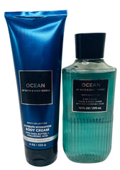 Bath & Body Works Ocean 3-in-1 bottle—hydrating gel for skin, hair, and shower routines.