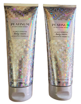 Bath & Body Works Platinum Ultimate Hydration Bottle closeup for silky skin