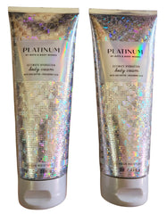 Bath & Body Works Platinum Ultimate Hydration Bottle closeup for silky skin