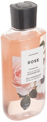 Rosewater note from Bath & Body Works Rose Shea Vitamin E Shower Gel brightens morning routine.